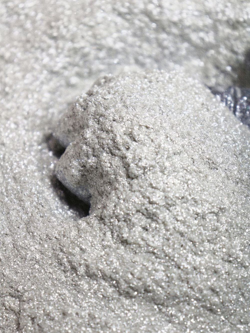 Премиум 8738 Серебро мерцающий блеск натуральный