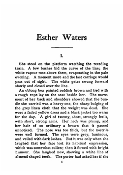 Esther Waters: A Novel | Moore George