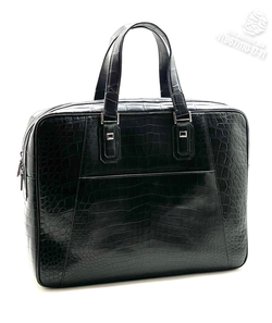 Портфель Zilli из кожи крокодила