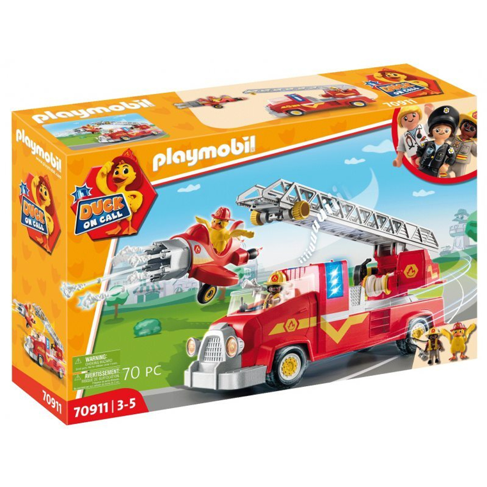 Playmobil - Пожарная машина Duck On Call 70911