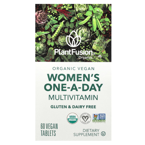 PlantFusion, Мультивитамины для женщин, 60 веганских таблеток