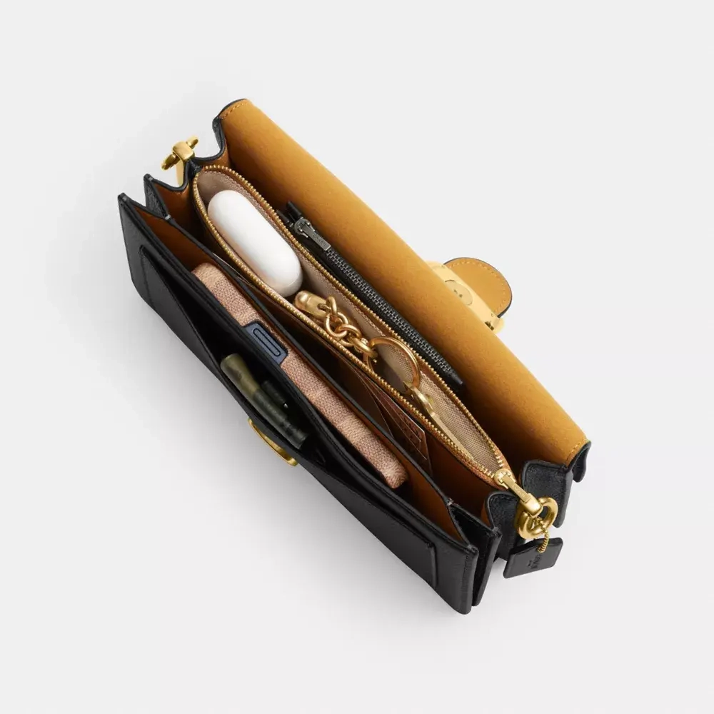 COACH СУМКА ЧЕРЕЗ ПЛЕЧО TABBY 26, ЧЕРНЫЙ