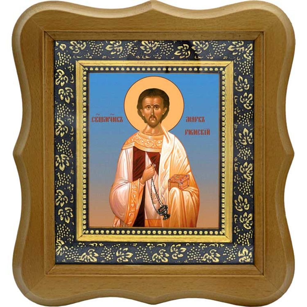 Марк Римский диакон священномученик. Икона на холсте.