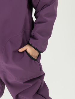 Комбинезон из софтшелла "Фиолетовый"