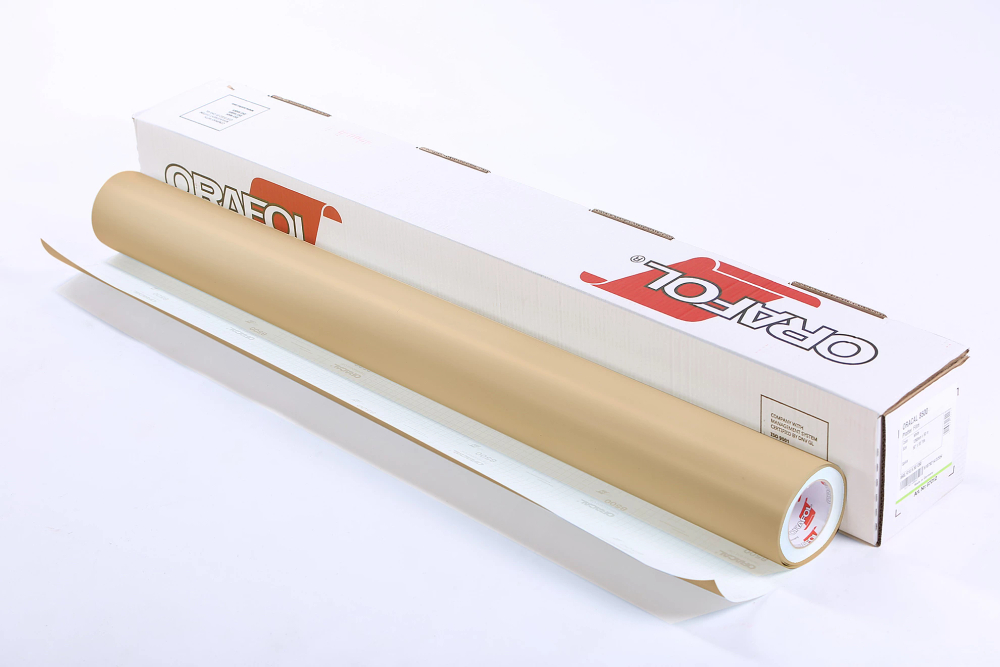 Пленка самоклеящаяся Oracal 8500 F 011 1*50 м бледно-коричневая транслюцентная