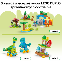 Конструктор LEGO DUPLO 10448 Зверушки на колёсах 3 в 1 — фото 9