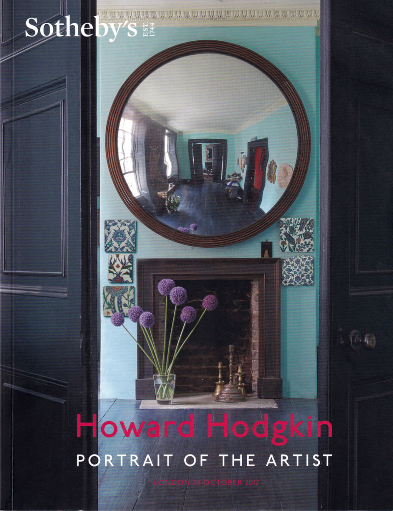 Каталог аукциона Sotheby's, Лондон, Говард Ходжкин: Портрет художника от 24 октября 2017 года