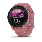 Смарт часы Garmin Forerunner 255S со светло-розовым ремешком