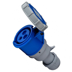 Розетка перен. 2Р+РЕ 32А 220В IP67 РП-103