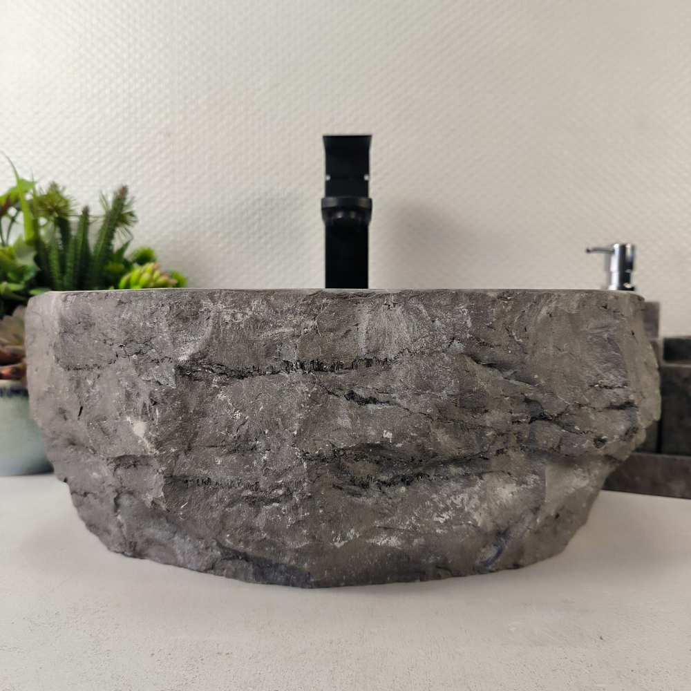 Раковина из мрамора Erozy Grey EM-65323 38*33*15 0882