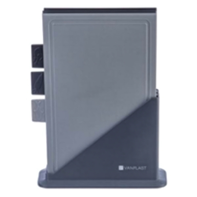 Набор разделочных досок ТРИО (TRIO) из 3х шт на подставке 32х20х0,5см, вертикальный