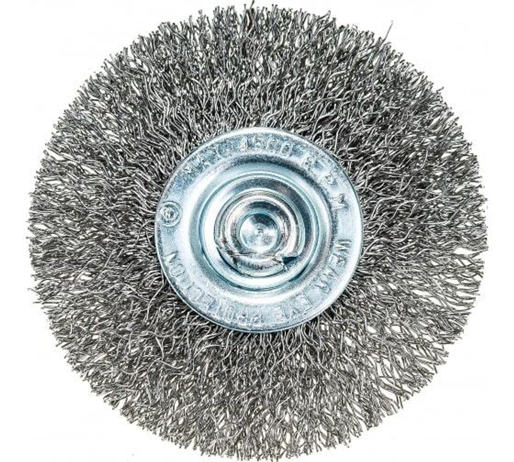 ЩЕТКА Д/ДРЕЛИ 60ММ ПЛОСКАЯ ВИТАЯ СИБРТЕХ 744467