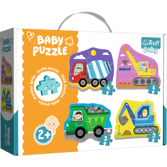 Puzzle "Baby Classic" - Vehicles on the costruction site / Trefl Baby