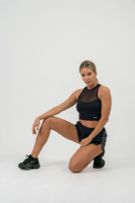 Топ FIT ACTIVEWEAR PADDED SPORTS BRA 437 Черный