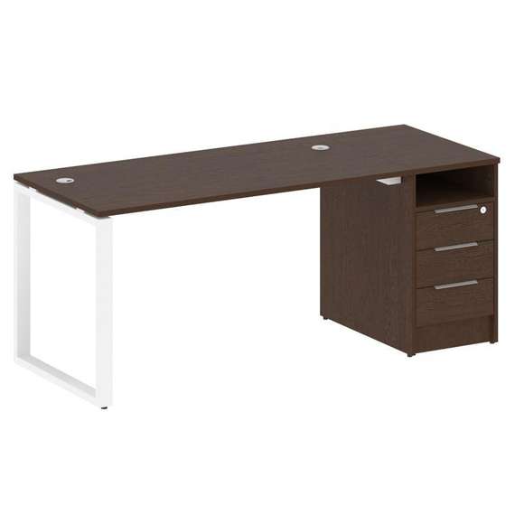 Метал Систем Рабочая станция с тумбой на О-образном м/к БО.РС-СТП-1.3