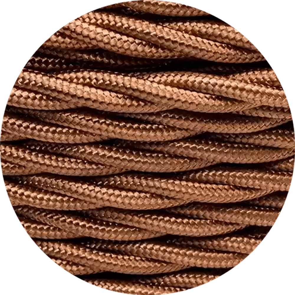 Провод витой ретро Медь глянец BIRONI B1-424-074 / 3х2,5