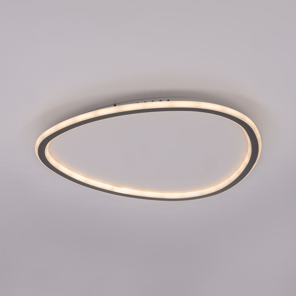 Citilux ТRIO CL215B251E LED RGB Люстра с пультом Чёрная