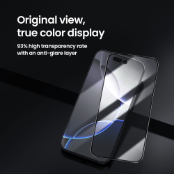 Стекло из закаленного стекла от Nillkin для iPhone 16 Pro Max, серия CP+PRO Anti-Explosion Glass Screen Protector 0.33mm, 2.5D (в комплекте ванночка для установки)