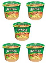 Пюре картофельное Доширак Со вкусом курицы 40 г x 5 шт