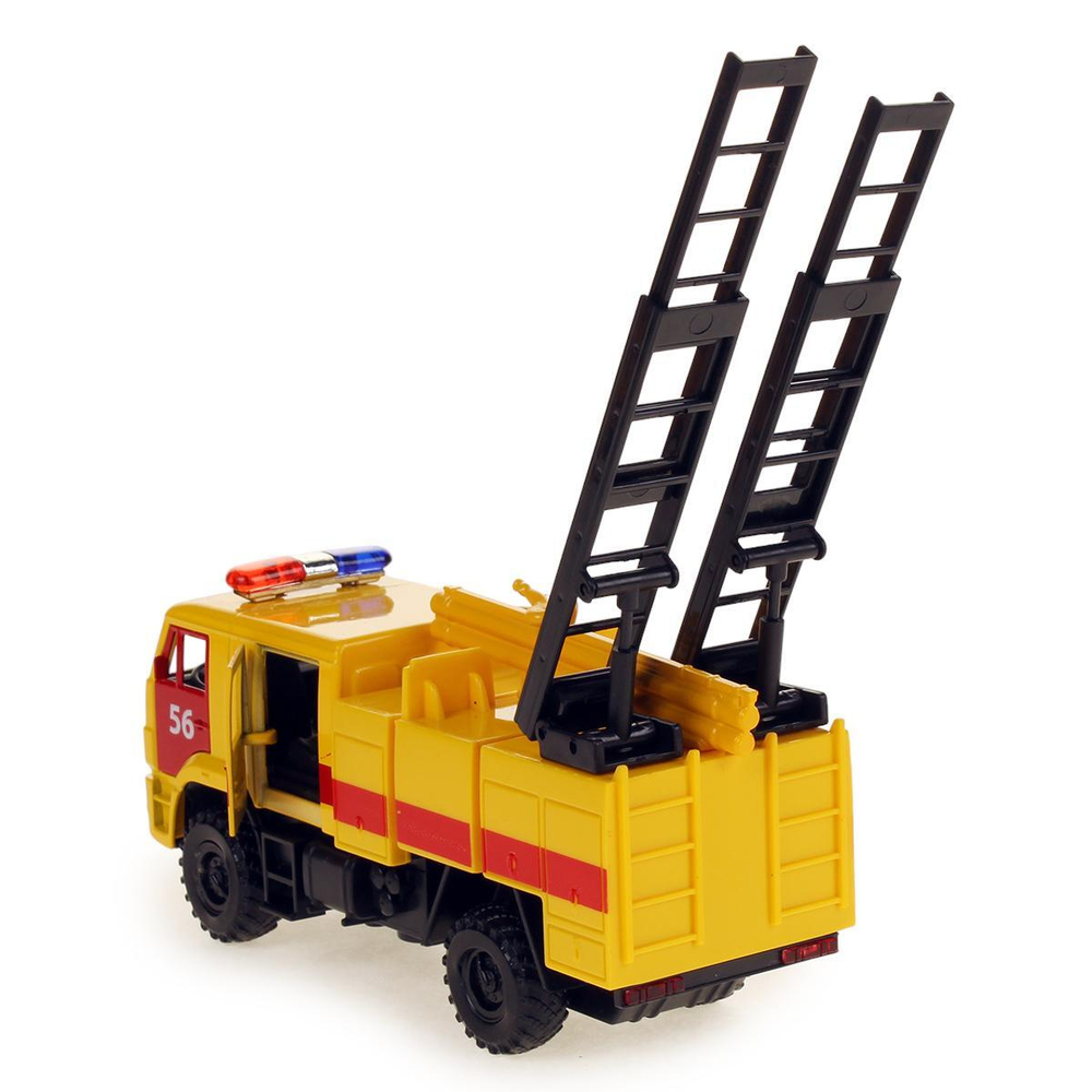 Модель ин. мет. "Камаз-43502 Аварийная служба" 15см, двер, подв дет, коробка (Технопарк)