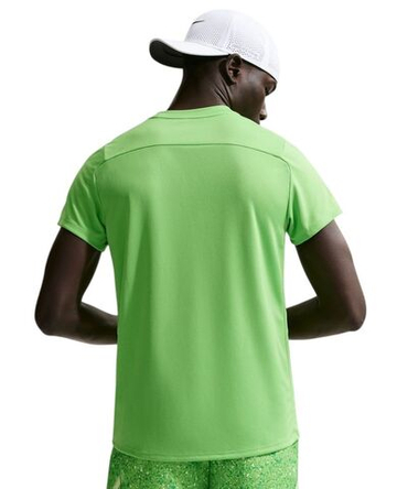 Мужская теннисная футболка Nike Court Victory - mean green/black