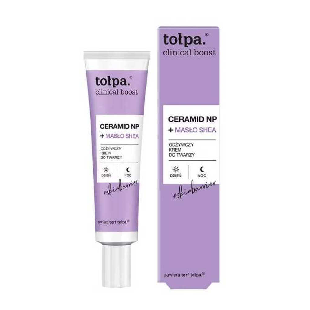 TOLPA CLINICAL BOOST Питательный крем с церамидами и маслом Ши для восстановления кожи 40 мл