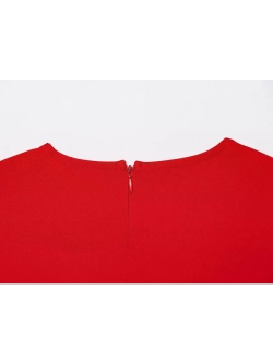 Платье миди с разрезом