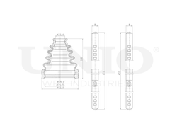 Пыльник ШРУСа (к-т) UNIO DUC-30094K