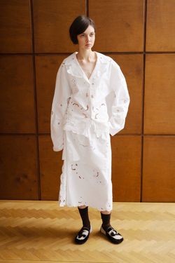 Юбка в два уровня