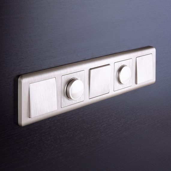 Рамка на 5 постов Werkel Stream перламутровый W0052113 4690389162534