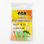 Снасть окуневая (спиннинговая), 12гр №4-0,25 мята