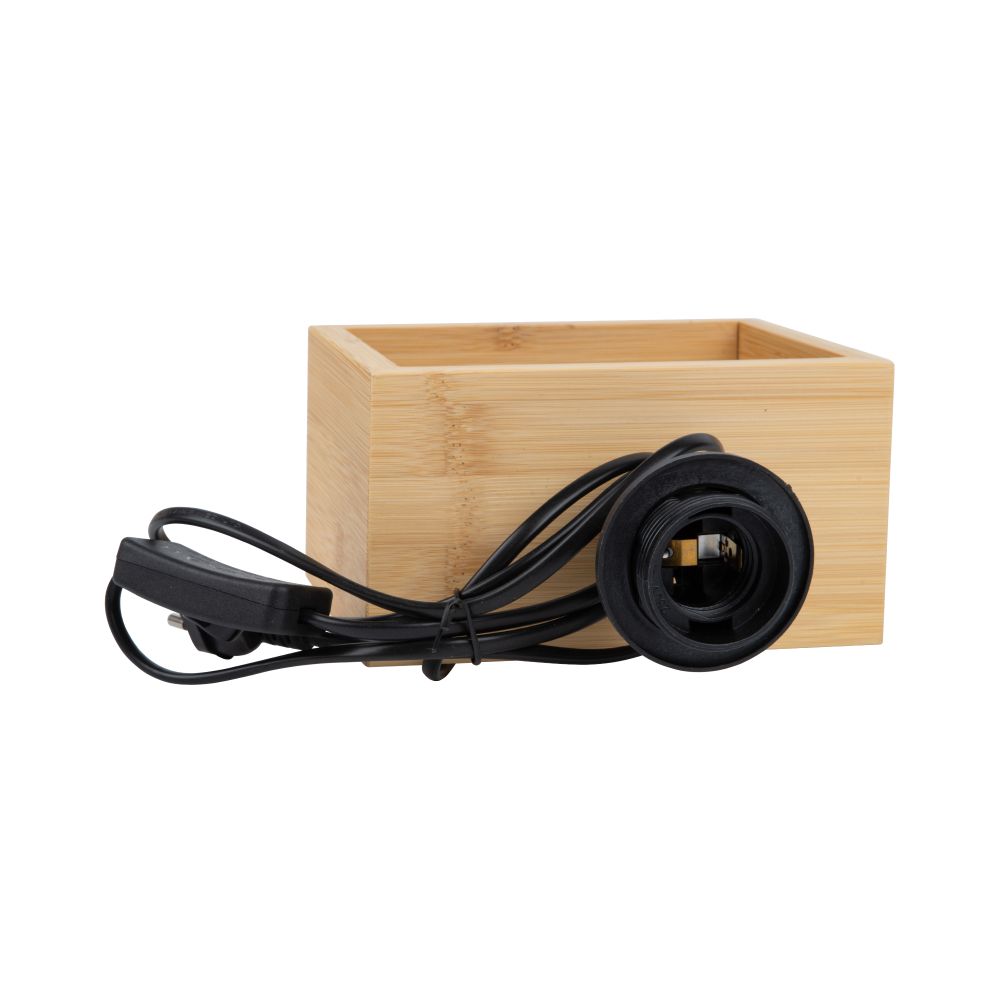 UML-B401 E27 LIGHT GREY-WOOD Светильник настольный декоративный под лампу Е27. 40W. Механический выключатель. Светло-серый. ТМ Uniel