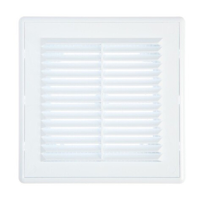 Решётка вентиляционная в рамке с москитной сеткой 170х170 мм Люкс