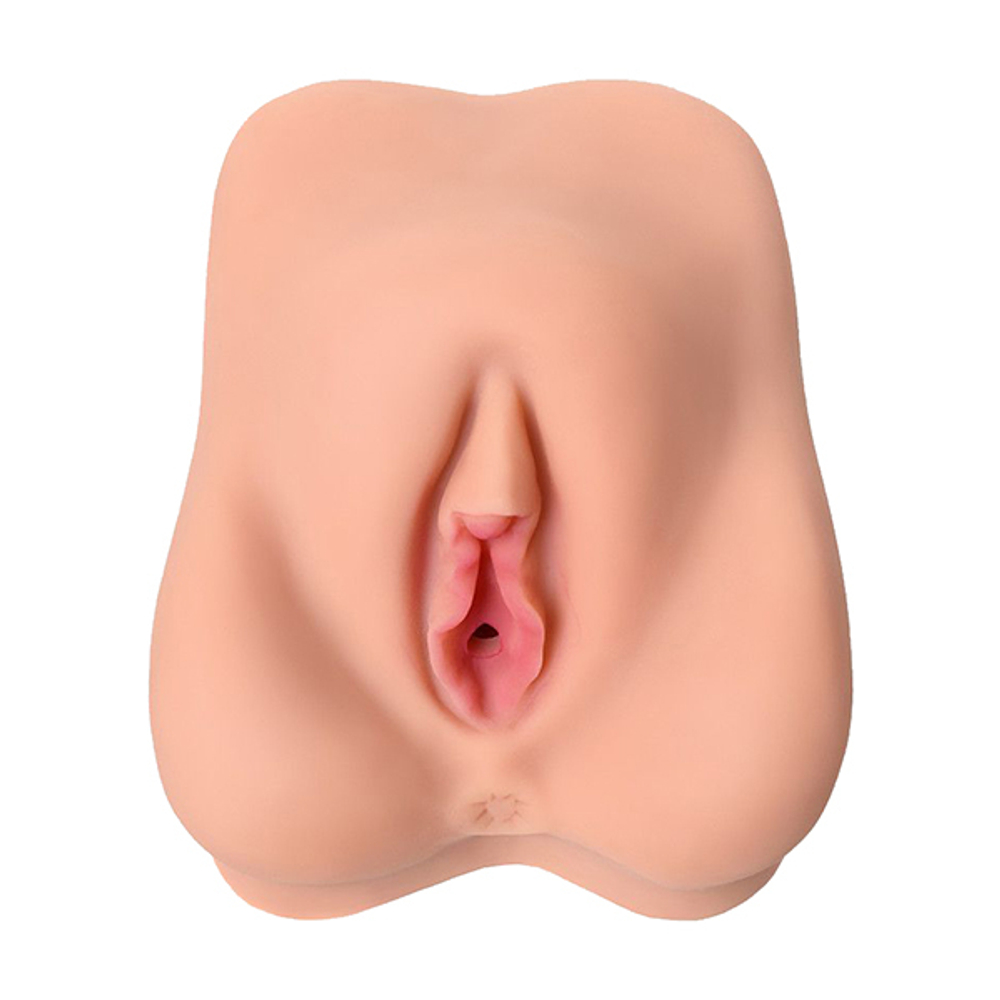 Мастурбатор-вагина 20х16x9,5см без вибрации с двойным слоем материала Kokos Adarashi 2