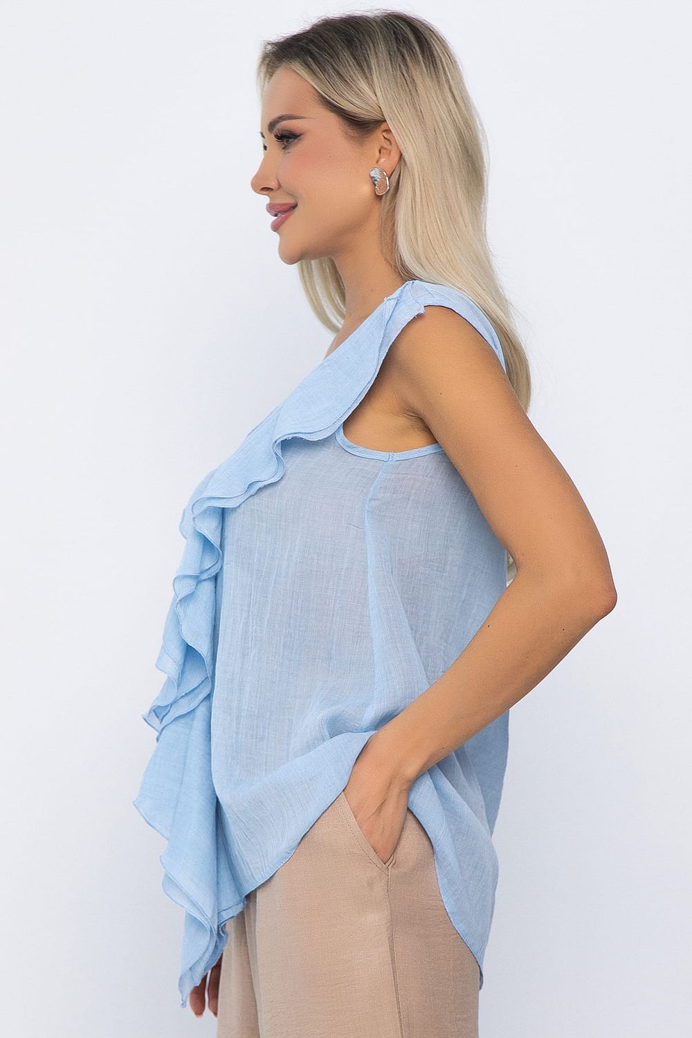 Блуза Поцелуй ветра (голубая) Б15393-7М LT Collection