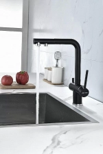 Смеситель для кухни Paulmark Serpentine Se213222-AN антрацит