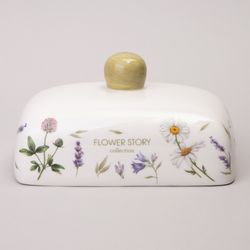 МАСЛЕНКА AGNESS "FLOWER STORY" 17*12,5*8,5 СМ (КОР=24ШТ.)