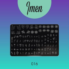 Пластина Imen для стемпинга #016