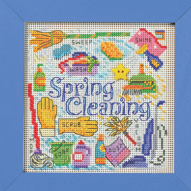 "Весенняя уборка"-MH14-2416 вышивка