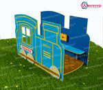 Игровая зона уличная Транспорт из экопластика