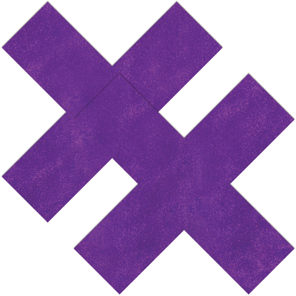 Фиолетовые пестисы в форме крестиков