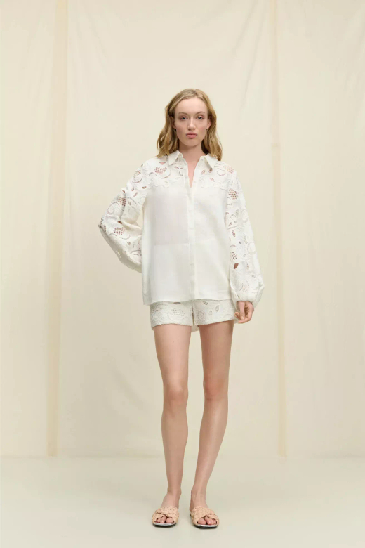 Блузка из льна