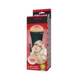 Мастурбатор-ротик в тубе с 7 уровнями вибрации и выносным пультом (Цвет: телесный)