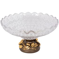 Фруктовница-конфетница Oliva Branch (Олива Бранч) Бронза Мейджи