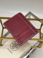 Картхолдер Hermes из кожи крокодила