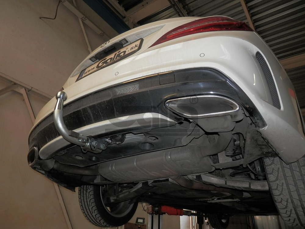 Оцинкованный фаркоп на Mercedes CLA-Class c117 купе 2013-2019 (без электрики), Galia M146A