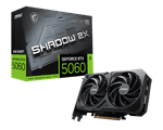Видеокарта MSI GeForce RTX 5060 8G SHADOW 2X OC, 8Gb GDDR7 128-bit 1xHDMI 3xDP G5060-8S2C