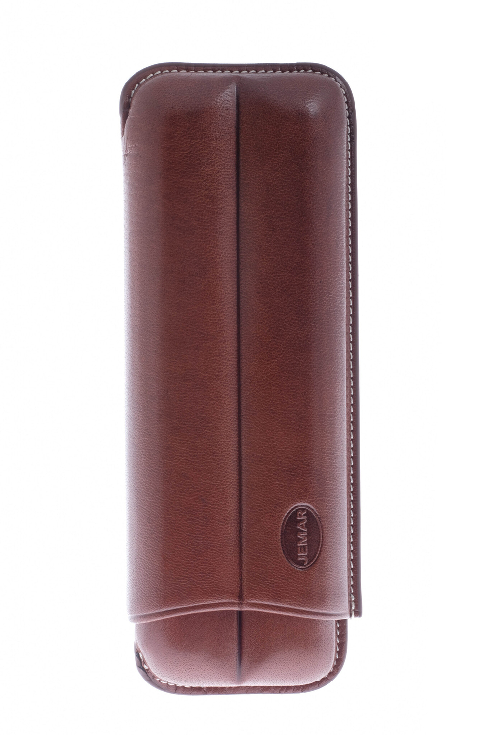 Чехол Jemar на 2 сигары, натуральная кожа