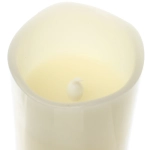 Сувенир с подсветкой «Свеча восковая - Звездная» 7,5*10 см - облита воском (работает от батареек 3 ААА)