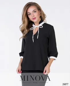Блуза 1049-1-черный Minova